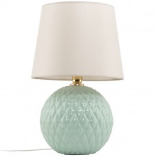 Πορτατίφ με ντουί E27 230V Γυάλινο Μπλε-Εκρού SANTANA 5904